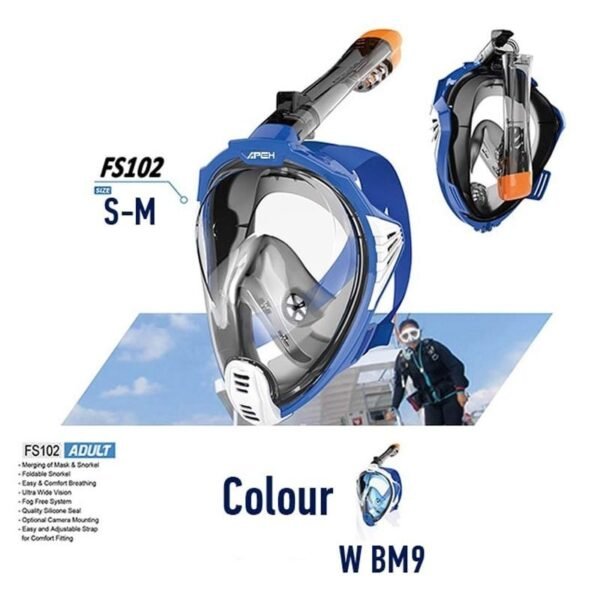 SET MASCHERA VISION L/XL