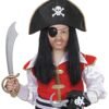 SET PIRATA (cappello, sciabola, benda per occhio, uncino)