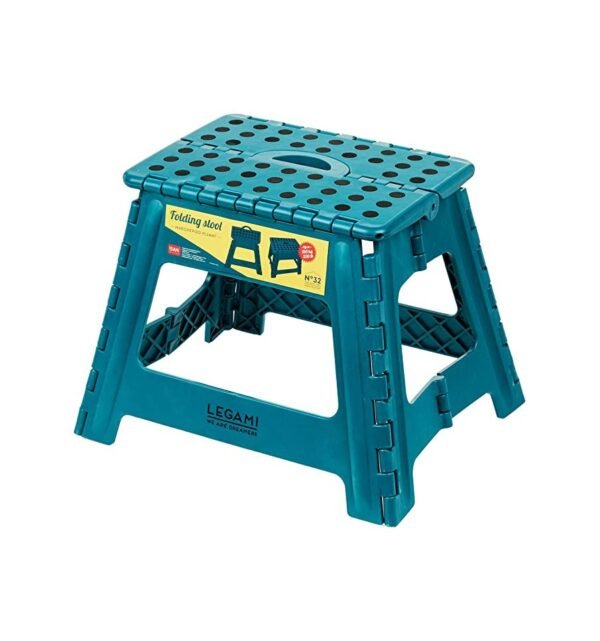 SGABELLO PIEGHEVOLE -
SOS FOLDING STOOL -
PETROL BLUE