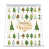 SHOPPER CHRISTMAS TREE C/FOIL 18,5x23x10
