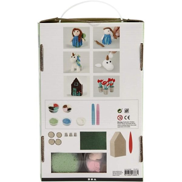 Silk Clay Diy Kit theme set Fairies 16-piece