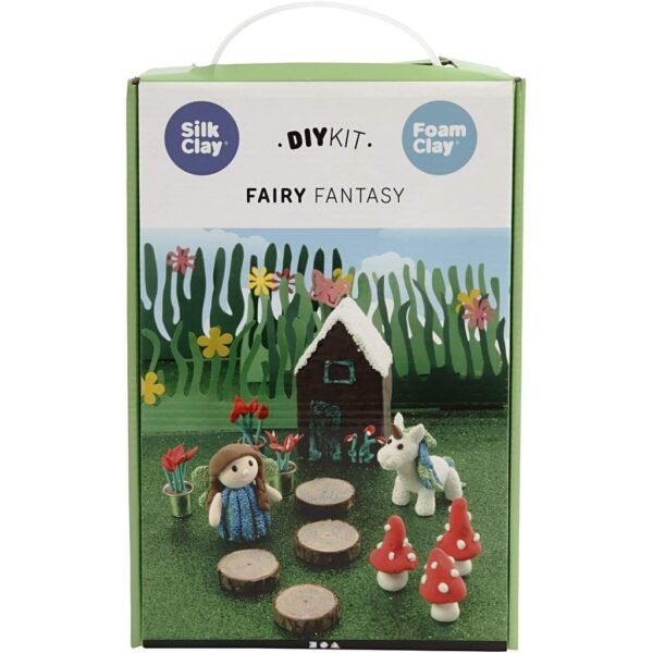 Silk Clay Diy Kit theme set Fairies 16-piece