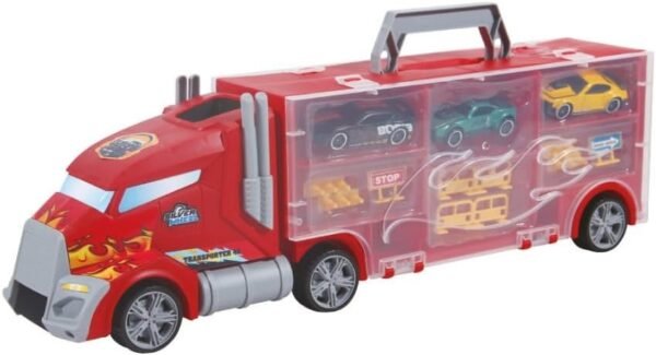 SILVER WHEEL - CAMION TRANSPORTER 40 CM C/3 AUTO