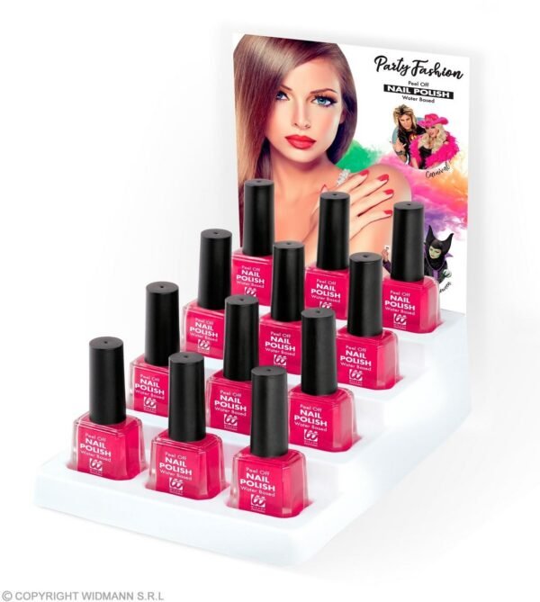 Smalto rosa rimovibili a base d&rsquo;acqua 8 ml