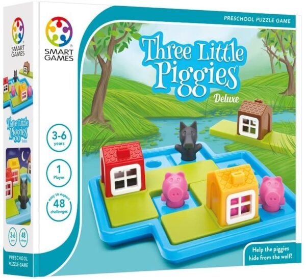 Smart Games - I Tre Piccoli Porcellini (con libro della fiaba incluso) - Italian Version