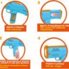 SOFFIABOLLE - MULTIBOLLE PISTOLA A BATTERIA 50 ML.