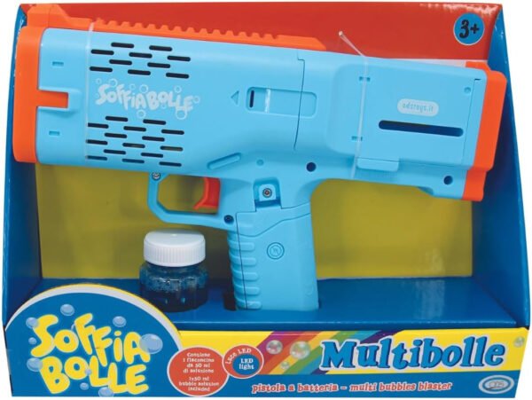 SOFFIABOLLE - MULTIBOLLE PISTOLA A BATTERIA 50 ML.