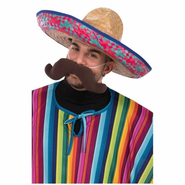 SOMBRERO IN PAGLIA CON DEC. DIAM. CM. 50 CA. CON CARTELLINO/ETICHETTA