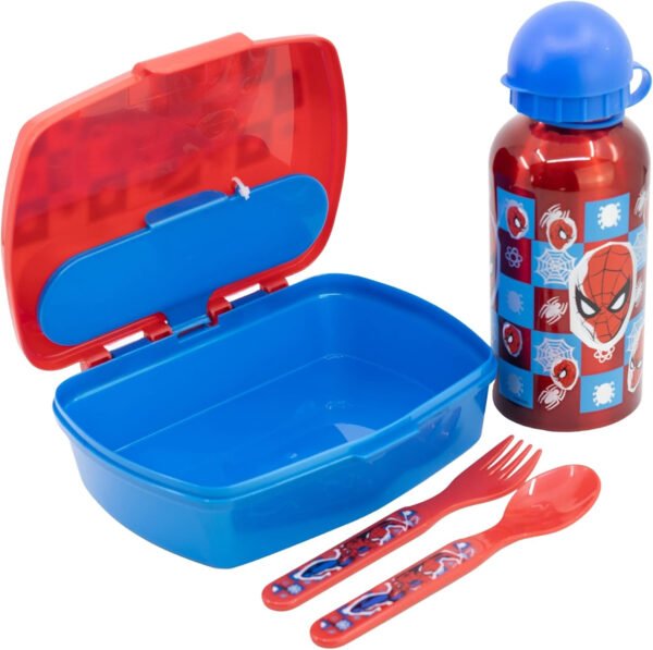SPIDERMAN GIFT BOX BORRACCIA ALL.400ML+PORTAMEREND