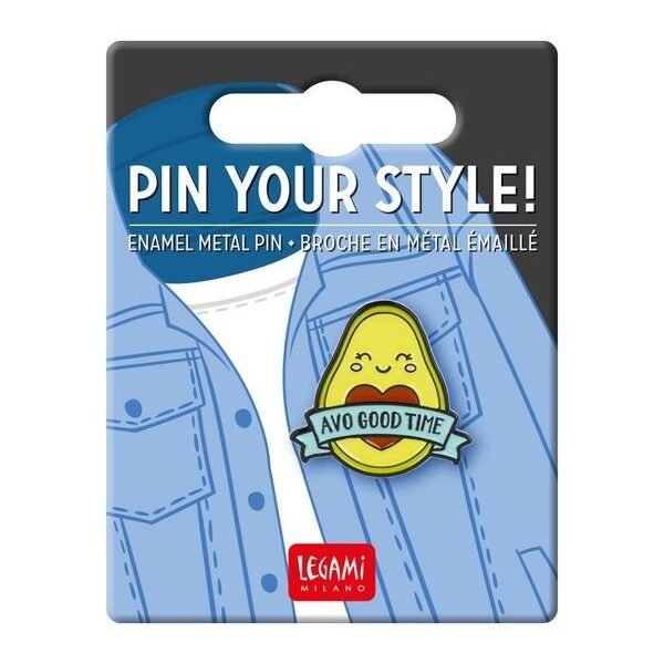 SPILLA IN METALLO
SMALTATO - PIN YOUR
STYLE! - AVOCADO