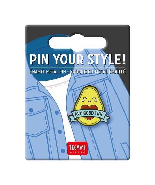 SPILLA IN METALLO
SMALTATO - PIN YOUR
STYLE! - AVOCADO
