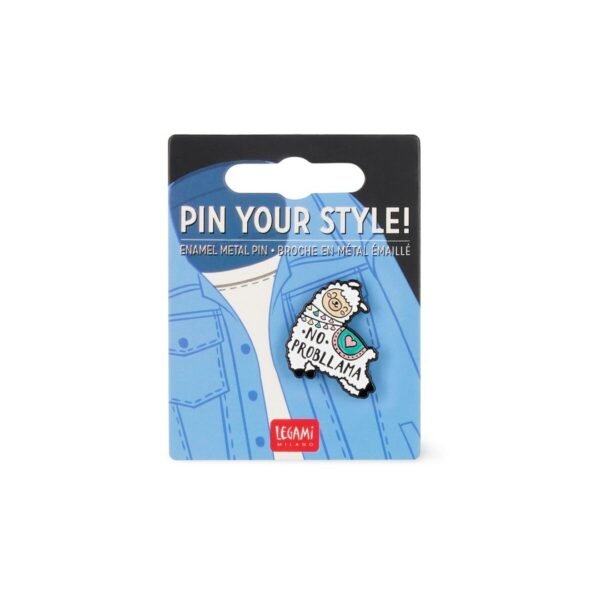 SPILLA IN METALLO
SMALTATO - PIN YOUR
STYLE! - LLAMA