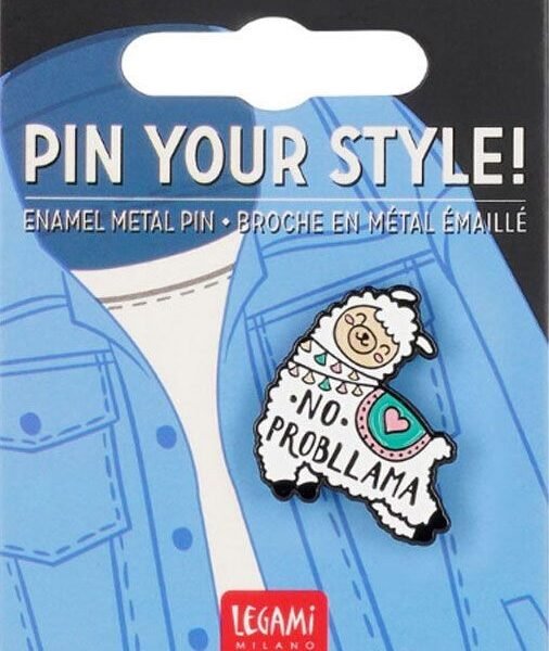 SPILLA IN METALLO
SMALTATO - PIN YOUR
STYLE! - LLAMA