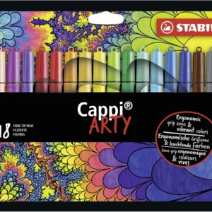 STABILO Cappi ARTY astuccio in cartone da 18 colori ass.
