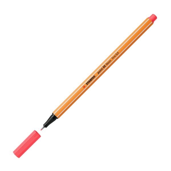 STABILO point 88 rosso fluorescente
