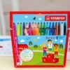 STABILO Trio A-Z astuccio in cartone da 18 colori ass.