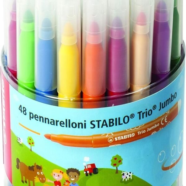 STABILO TRIO JUMBO BARATTOLO 48 PEZZI UNICO CODICE EAN