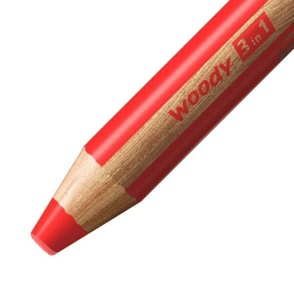 STABILO woody 3in1 astuccio in cartone da 10 colori ass.+ temperino