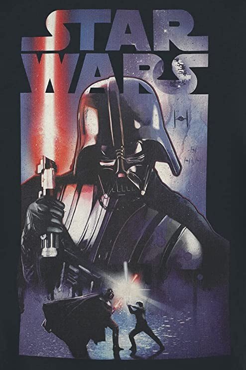 Star Wars - Darth Vader Poster - Men's Short Sleeved T-shirt - L - immagine 2