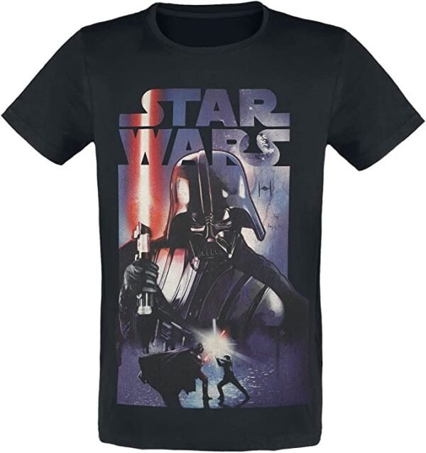 Star Wars - Darth Vader Poster - Men's Short Sleeved T-shirt - M