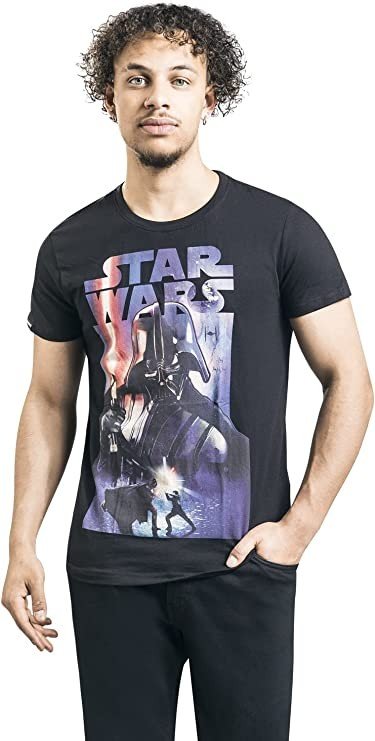 Star Wars - Darth Vader Poster - Men's Short Sleeved T-shirt - S