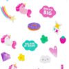 Stickers riflettenti bicicl. - ride with style - unicorn