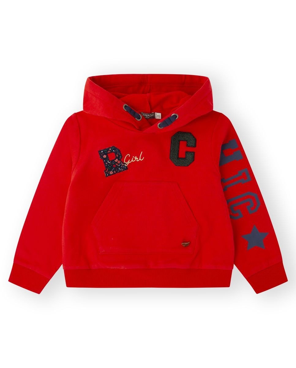 SUDADERA COLLEGE - ROJO - 6Y - 1