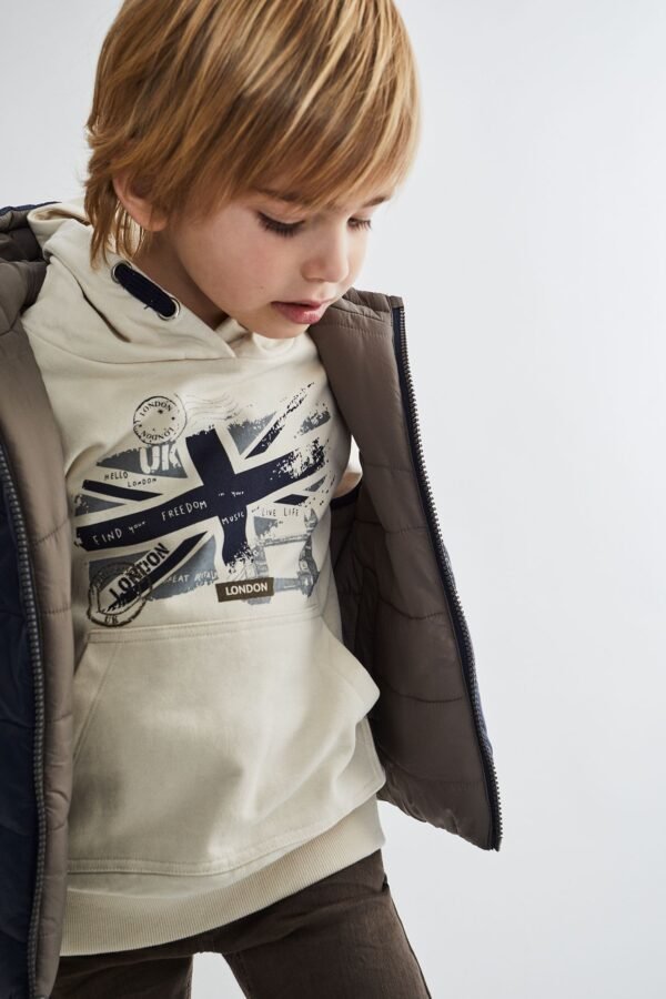 SUDADERA ECRU - BEIGE -    8Y - 1