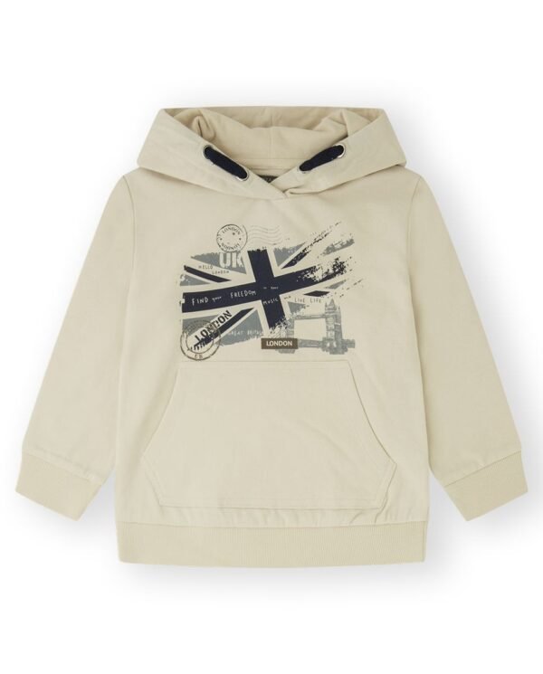 SUDADERA ECRU - BEIGE -    8Y - 1