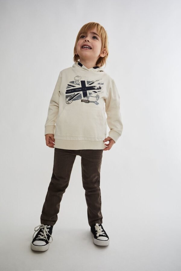 SUDADERA ECRU - BEIGE -    8Y - 1
