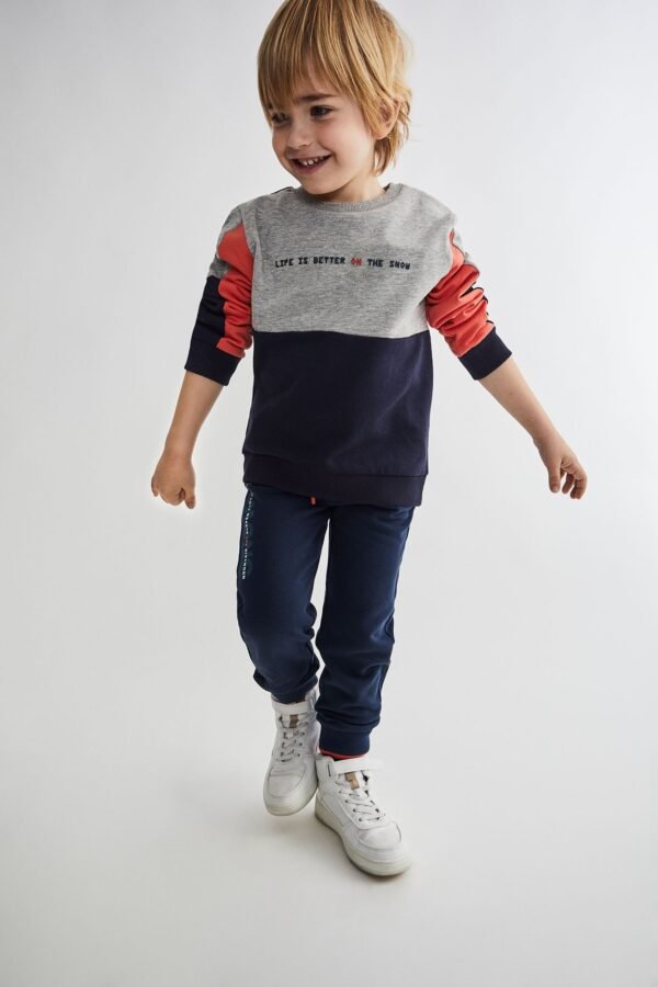 SUDADERA LIFE - AZUL OSCUR -   12Y - 1