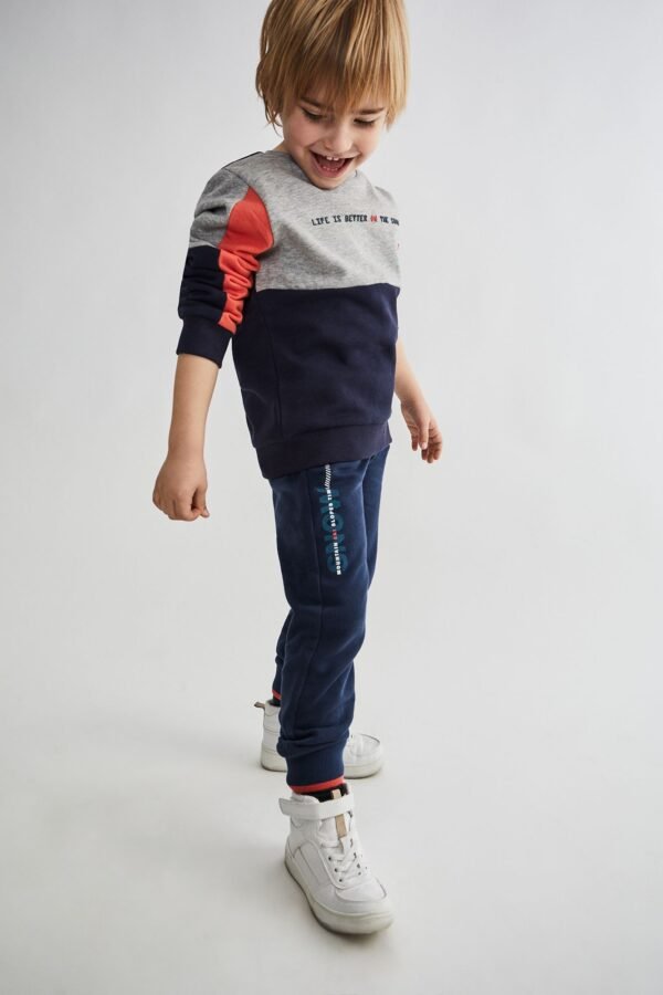 SUDADERA LIFE - AZUL OSCUR -    6Y - 1