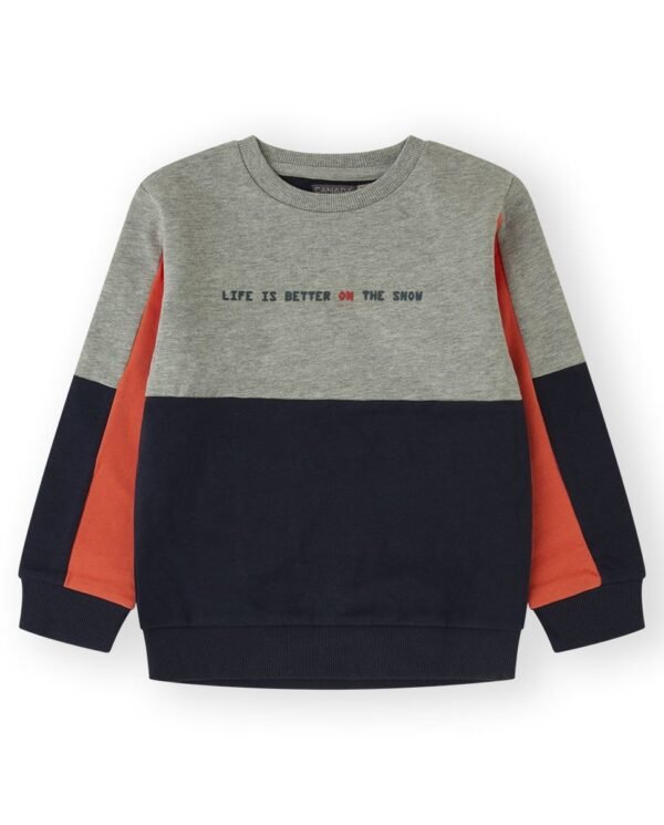 SUDADERA LIFE - AZUL OSCUR -    6Y - 1