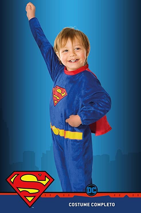 SUPERMAN COSTUME BABY 6/12 MESI