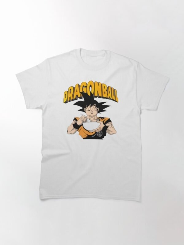 T-SHIRT Goku eating noodles TG L