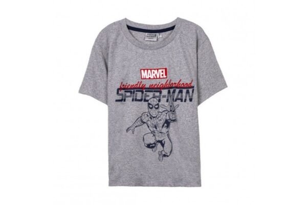 T-SHIRT MANICA CORTA SINGLE JERSEY SPIDERMAN