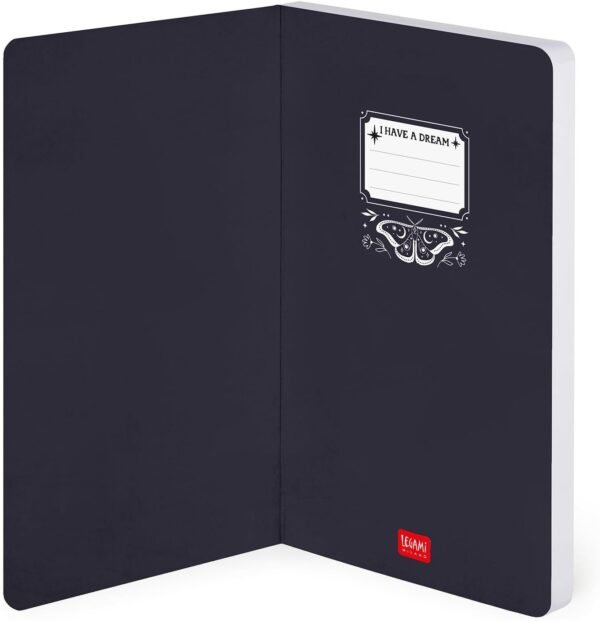 Taccuino a righe - photo notebook - medium - moth