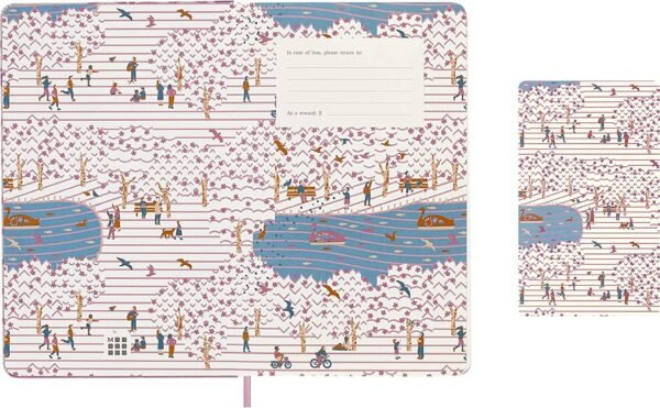 TACCUINO LG SAKURA P.BIANCHE PANCHINA MOLESKINE