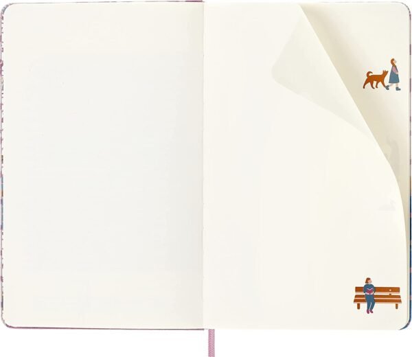 TACCUINO LG SAKURA P.BIANCHE PANCHINA MOLESKINE