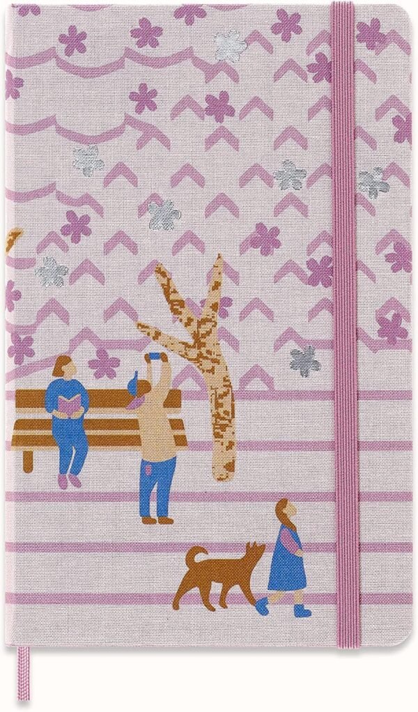 TACCUINO LG SAKURA P.BIANCHE PANCHINA MOLESKINE