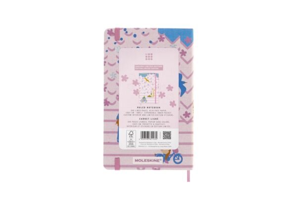 TACCUINO LG SAKURA RIGHE BICICLETTA MOLESKINE