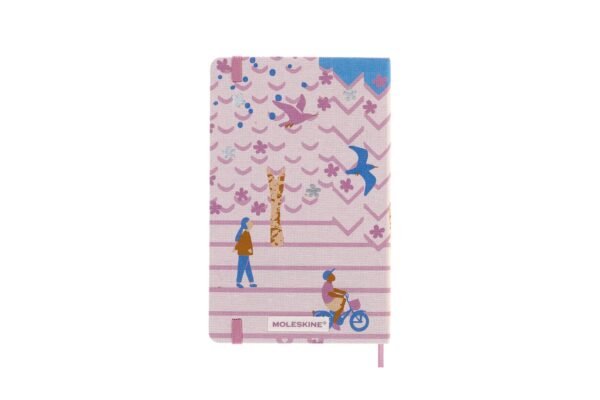 TACCUINO LG SAKURA RIGHE BICICLETTA MOLESKINE