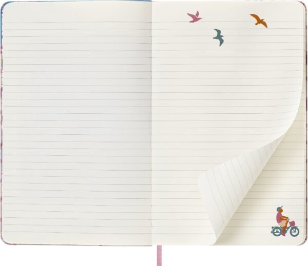 TACCUINO LG SAKURA RIGHE BICICLETTA MOLESKINE