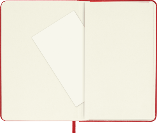 TACCUINO PK C.RIG.P.BIANCA ROSSO MOLESKINE