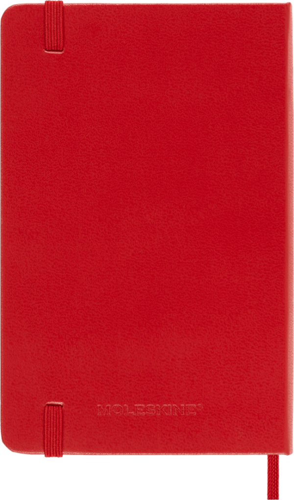 TACCUINO PK C.RIG.P.BIANCA ROSSO MOLESKINE