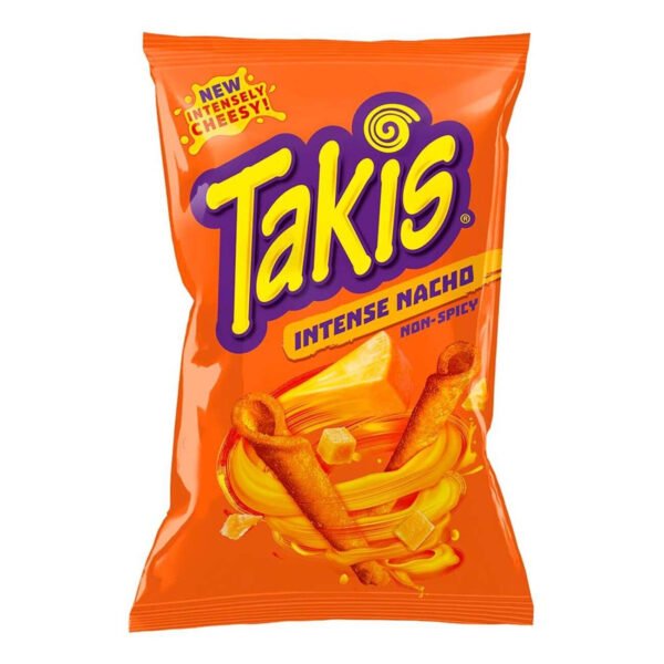 takis-intense-nacho-non-spicy-riccioli-di-tortillas-al-gusto-di-formaggio-da-100g.jpg Takis Intense Nacho Non Spicy, riccioli di tortillas al gusto di formaggio da 100g