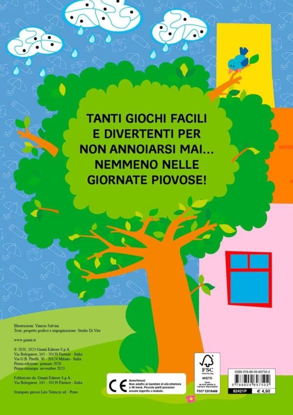 TANTI GIOCHI PER I GIORNI DI PIOGGIA
