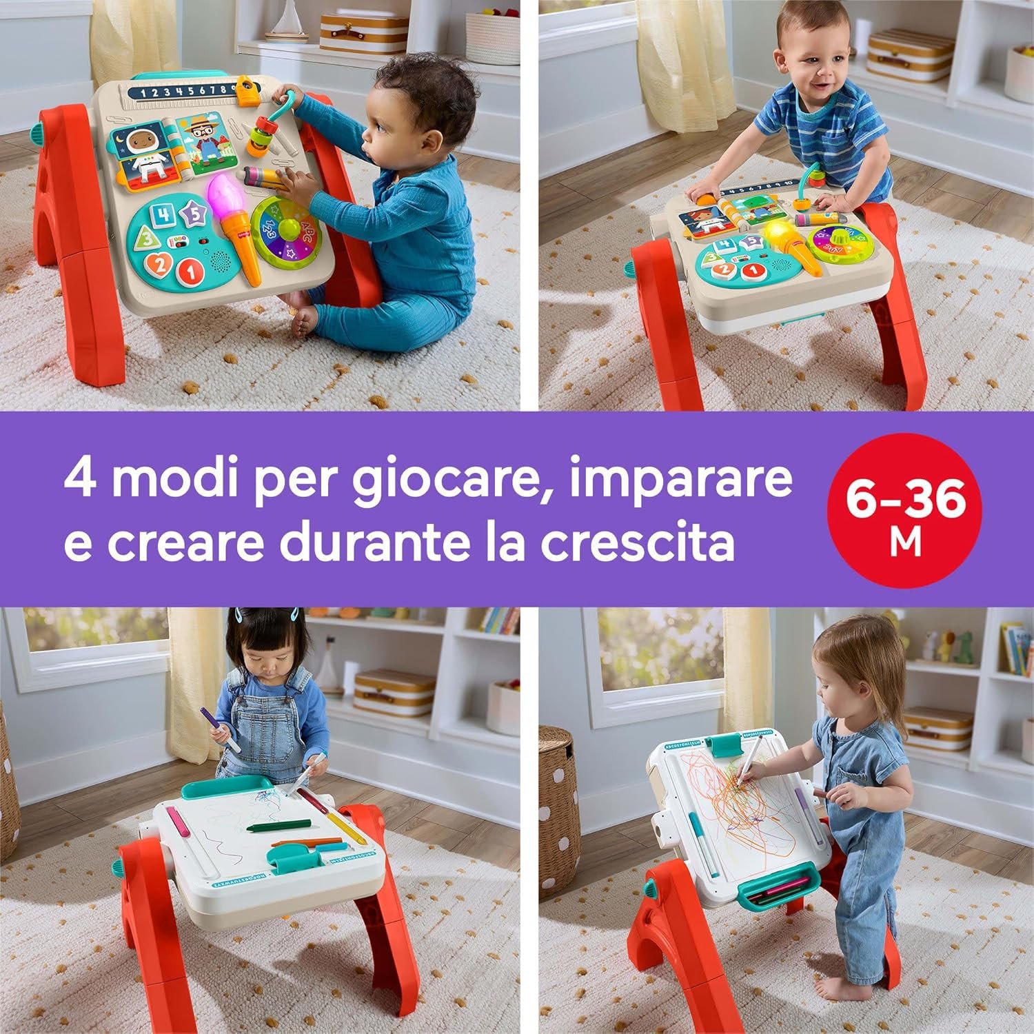 Tavolino attività 4-in-1 - immagine 3