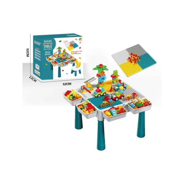 TAVOLO CON COSTRUZIONI 200PZ