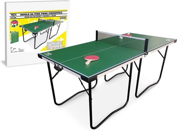 TAVOLO DA PING PONG PIEGHEVOLE 86.5*182*75CM
